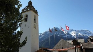 Messe de la fête de l'Ascension à Champéry en Suisse