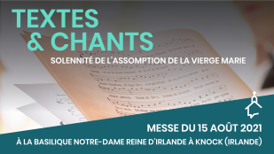 Messe de l'Assomption du 15 août 2021 à Knock (Irlande)