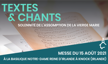 Messe de l'Assomption du 15 août 2021 à Knock (Irlande)