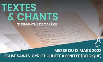 Messe du 13 mars 2022 à Seneffe (Belgique)