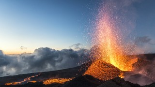 Éruption du Piton de la Fournaise à La Réunion