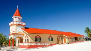 L’église de Sainte-Marie Madeleine aux Tuamotu en Polynésie française