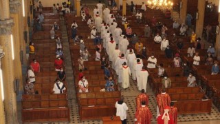 Les 50 prêtres du diocèse de Guadeloupe font leur rentrée des classes