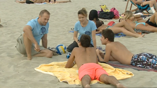 Jeune missionnaire au festival Anuncio