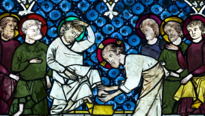 Paroles de vitrail - Le lavement des pieds