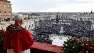 Bénédiction Urbi et Orbi - Léon XIV - Noël 2025